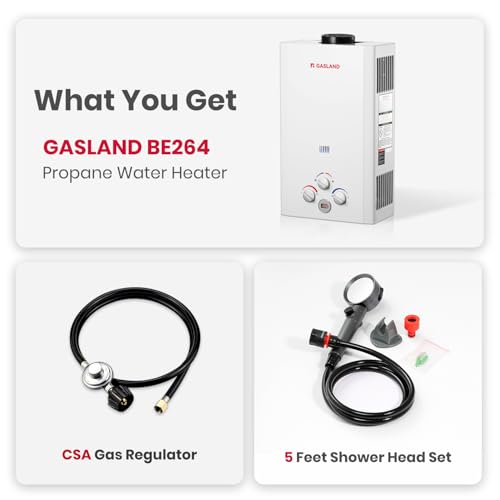 BE264 Propane Water Heater Outdoor