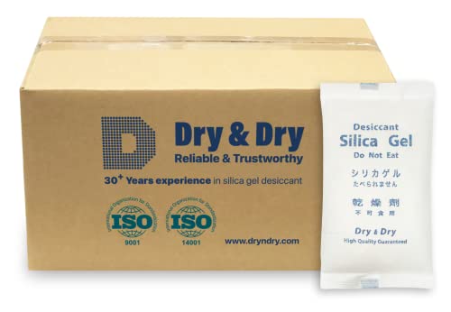 500 Gram [100 Packets] Silica Gel Packets Desiccants
