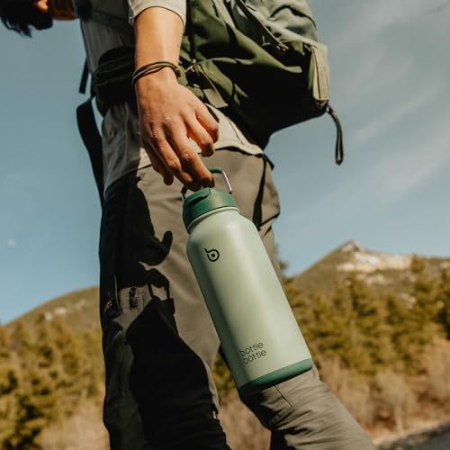 32oz Insulated Water Bottle with Pill Box