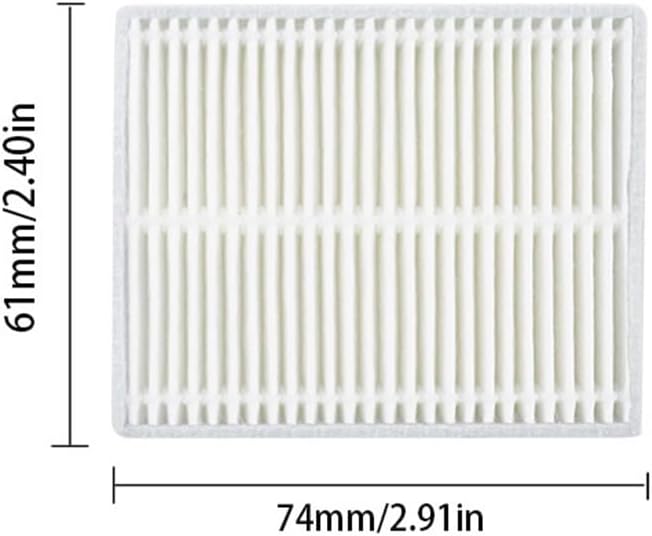Replacement Parts for iRobot Roomba Q011,Q0520,Q0120,105 Vac, Y0140, Y0110, 105 Combo, Robot Vacuum, 2 Roller Brush, 6 Side Brush, 6 Hepa Filters, 1 Cleaning Brushes - AquaVibe