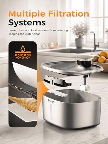 10L Wireless Dog Water Fountain for Large Dogs