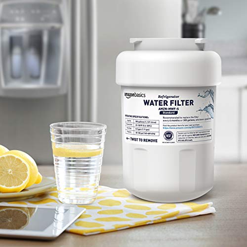 Replacement Water Filter Cartridge Compatible with GE MWF Refrigerator