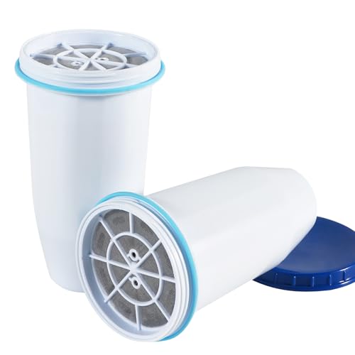 Upgraded Water Filter Replacement for Zero Pitcher (2 Count)