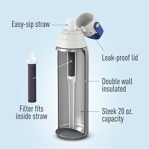Stainless Steel Premium Filtering Water Bottle