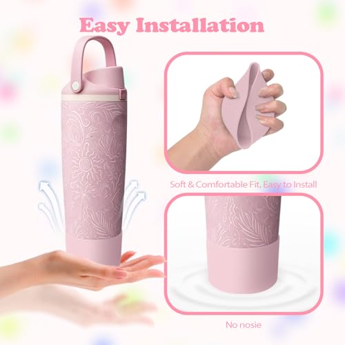 Silicone Boot for Owala 30oz & 40oz FreeSip Sway Bottles & Tumblers