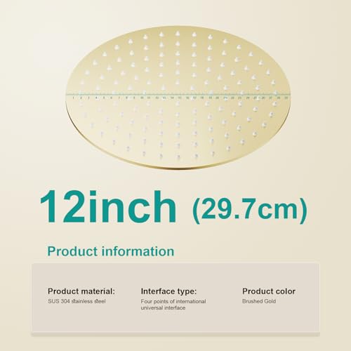 All Metal Rain Shower Head