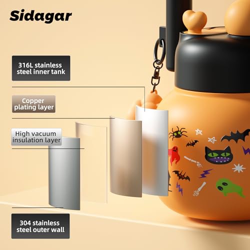 22 oz Tote Insulated Water Bottle with Handle
