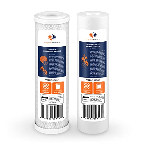 5 Micron 10 x 2.5 House Water Filters Cartridges