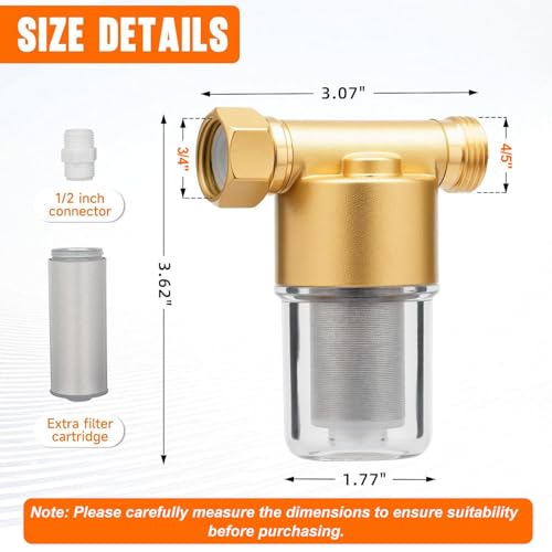 40 Micron Brass Sediment Filter