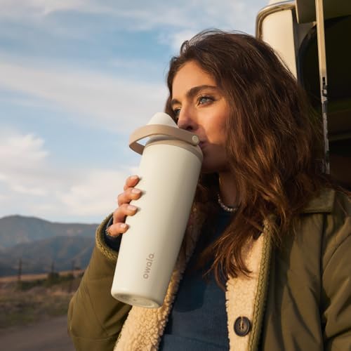 FreeSip Sway Stainless Steel Water Bottle 30 oz Iced Breeze