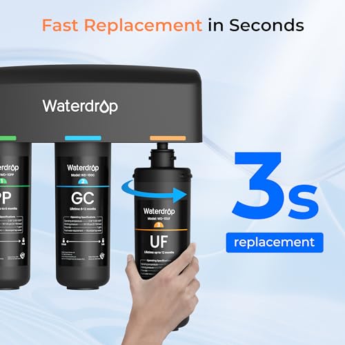 WD 10UF Water Filter Replacement for Waterdrop TSA