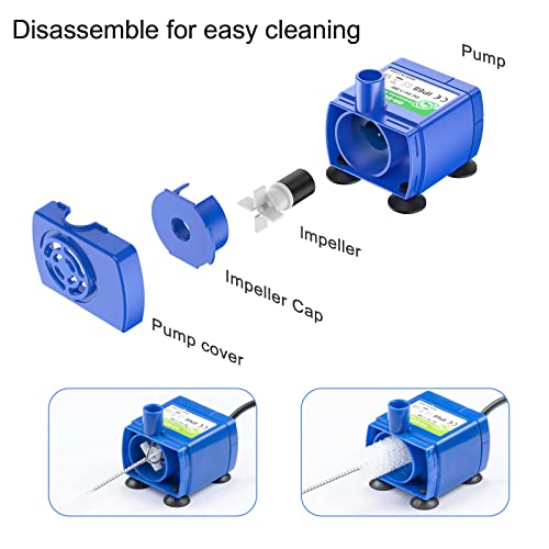 Replacement Pump for Cupcake Ceramic Cat Fountain