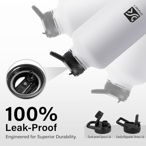 Insulated Water Bottle with Portable Carrier Bag for Outdoor 64 oz