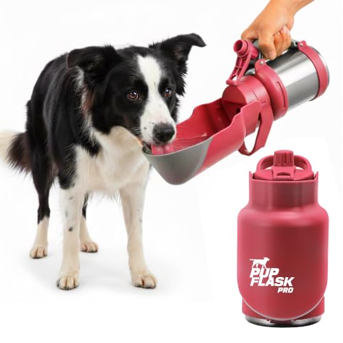 PupFlask Pro Portable Insulated Dog Water Bottle (30 Fl Oz)