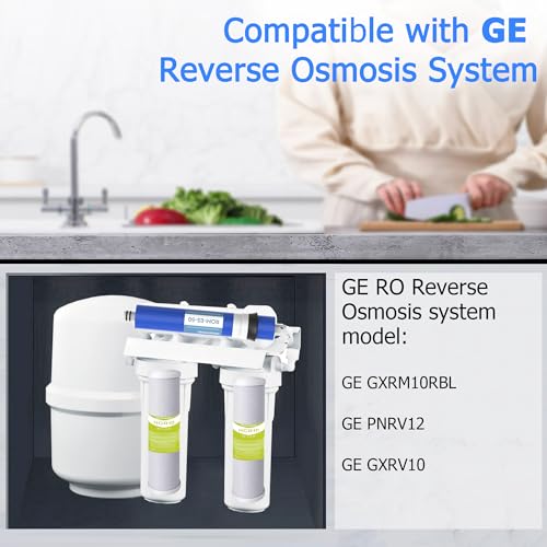 FX12P, FX12M, TFM-24 RO Water Filter Set Fit for GE GXRM10RBL GXRM10G