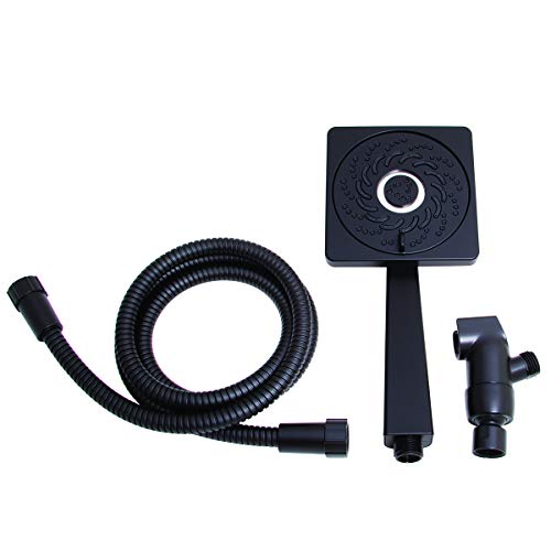 VS-5001-MB-E2 Kubos Exhilaration High Pressure Hand Held Shower Head, 2 GPM, Matte Black