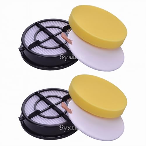 2Pack 16871 16881 Filters for Bissell Pet Hair Eraser Febreze Upright Vacuum Cleaners Replacements Model 1650 Series (2 Count)