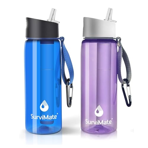 Purified Water Bottle for Camping (2 Count)