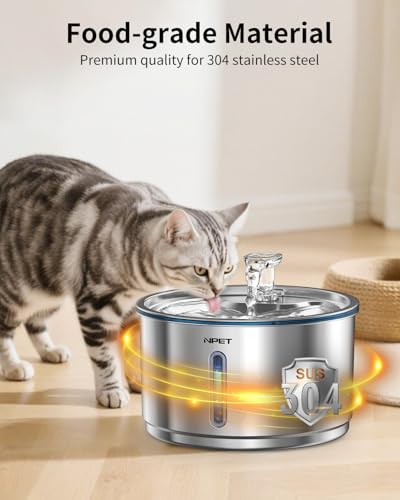 Cat Water Fountain Stainless Steel 1Gal