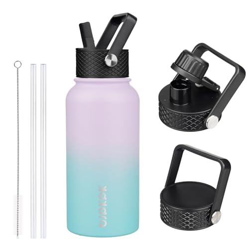 27oz Insulated Water Bottle with Straw Lid