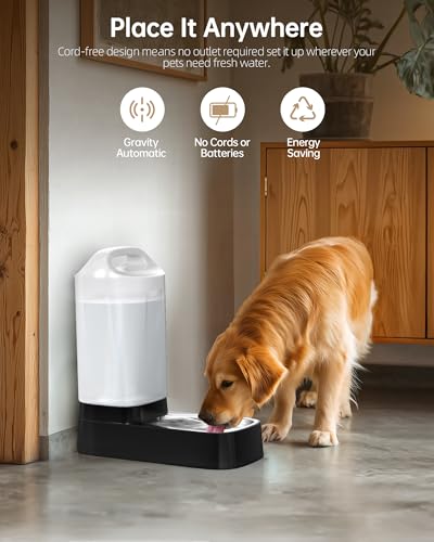 Automatic Dog Water Bowl Dispenser with Filter