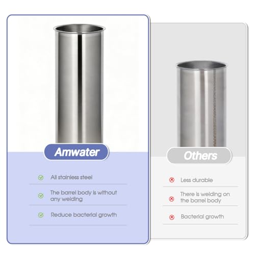 NSF ANSI 42 Certification 304Stainless Steel Filter Housing for 10"Filter Cartridge
