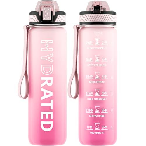 Water Bottle with Straw