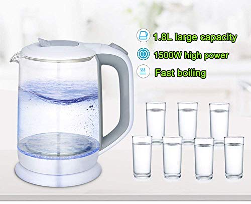 Kettles 1.8L Glass Electric Kettle