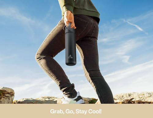 26 oz Insulated Water Bottle with 2