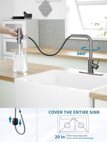 Kitchen Faucets with Pull Down Sprayer