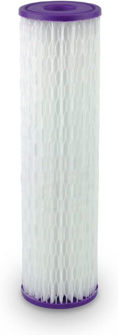 Aquasana UV Whole House Water Filter Replacement Lamp & EQ-PFC.35 Replacement Post Whole House Water Filter Systems, White & Replacement 20-inch Sediment Pre-Filters - 4 Count - EQ-304-20