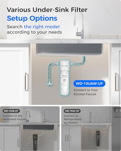 10UAW UF 0.01 μm Ultra Filtration Under Sink Water Filter System