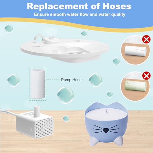 Cat Water Fountain Filter Replacement for PIXI Pet Water Fountain