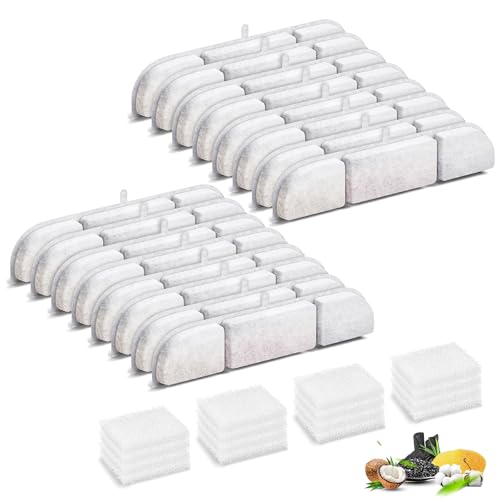 16 Packs Replacement Filters for DownyPaws Battery Operated Cat Water Fountain DPWFP6 (16 Count)