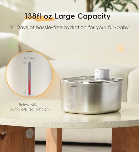 Cat Water Fountain Stainless Steel