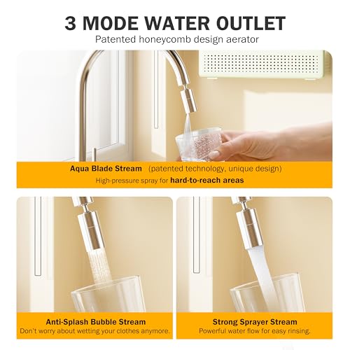 360° Swivel Faucet Aerator Sink Extender