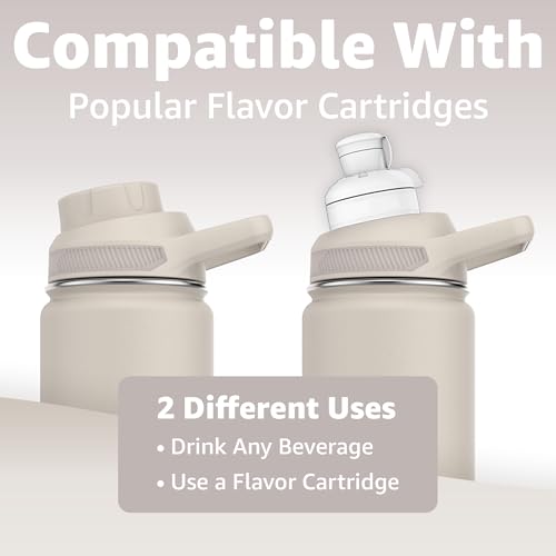 Water Bottle Compatible With Popular Flavor Cartridges