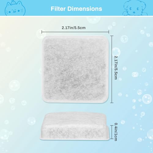12 Pack Charcoal Replacement Filters for 0.5