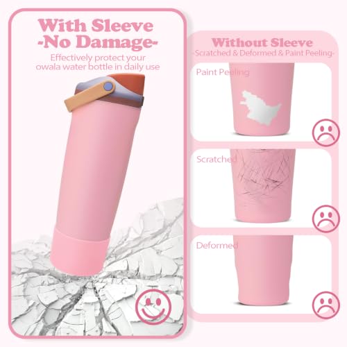 Silicone Boot for Owala 30oz & 40oz FreeSip Sway Bottles & Tumblers
