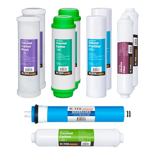 Rotek Reverse Osmosis Alkaline pH+ Water Filter Set