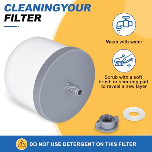 Ceramic Dome Water Filter with Coconut Shell Activated Carbon (2 Count)