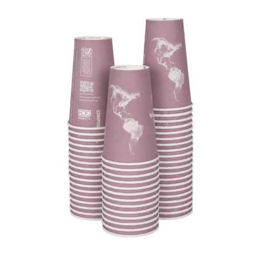 World Art Disposable Coffee Cups (50 Count)