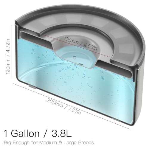 1Gallon No Spill Water Bowl for Dogs