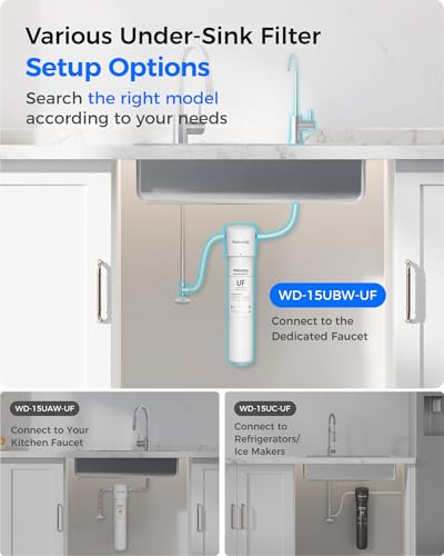 15UBW UF 0.01 μm Ultra Filtration Under Sink Water Filter System
