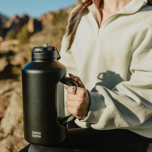 Insulated Water Bottle 64 oz Dual