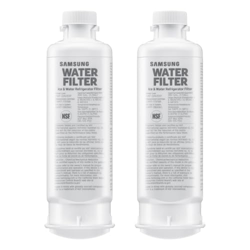HAF-QIN-2P/EXP Genuine Refrigerator Water Filter, Reduces 99% of Harmful Contaminants for Clean, Clear Drinking Water, 6-Month Life, Easy Install, Pack of 2 (2 Count)