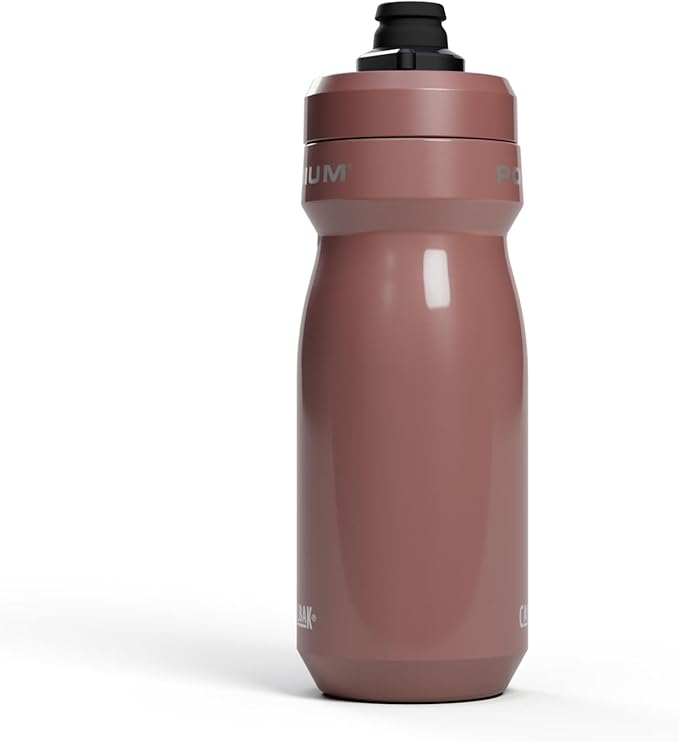 CamelBak Podium Steel Insulated Stainless Steel Bike Water Bottle – For Cycling, Fitness & Sports- Fits Most Bike Cages, 18oz - Sierra Red