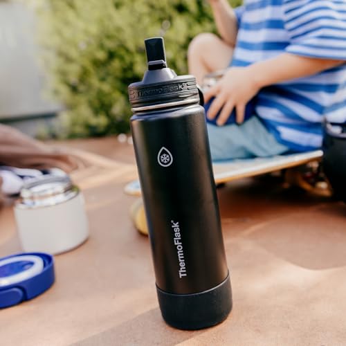 Insulated Water Bottle with Spout Lid
