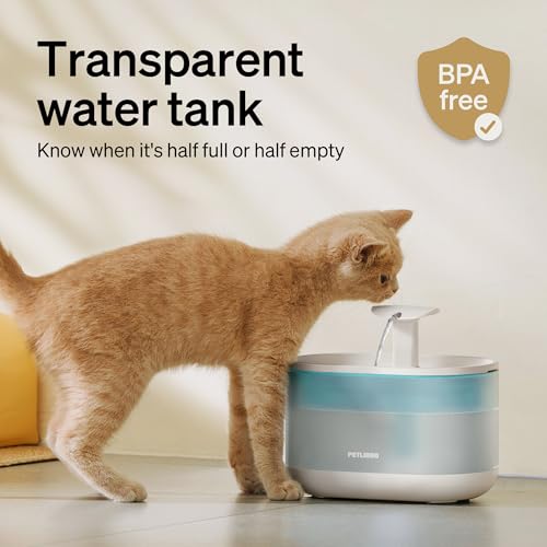 Cat Water Fountain Ultra Quiet with Two Flow Modes