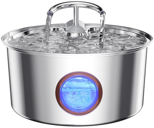 Cat Water Fountain Stainless Steel (108 Fl Oz)